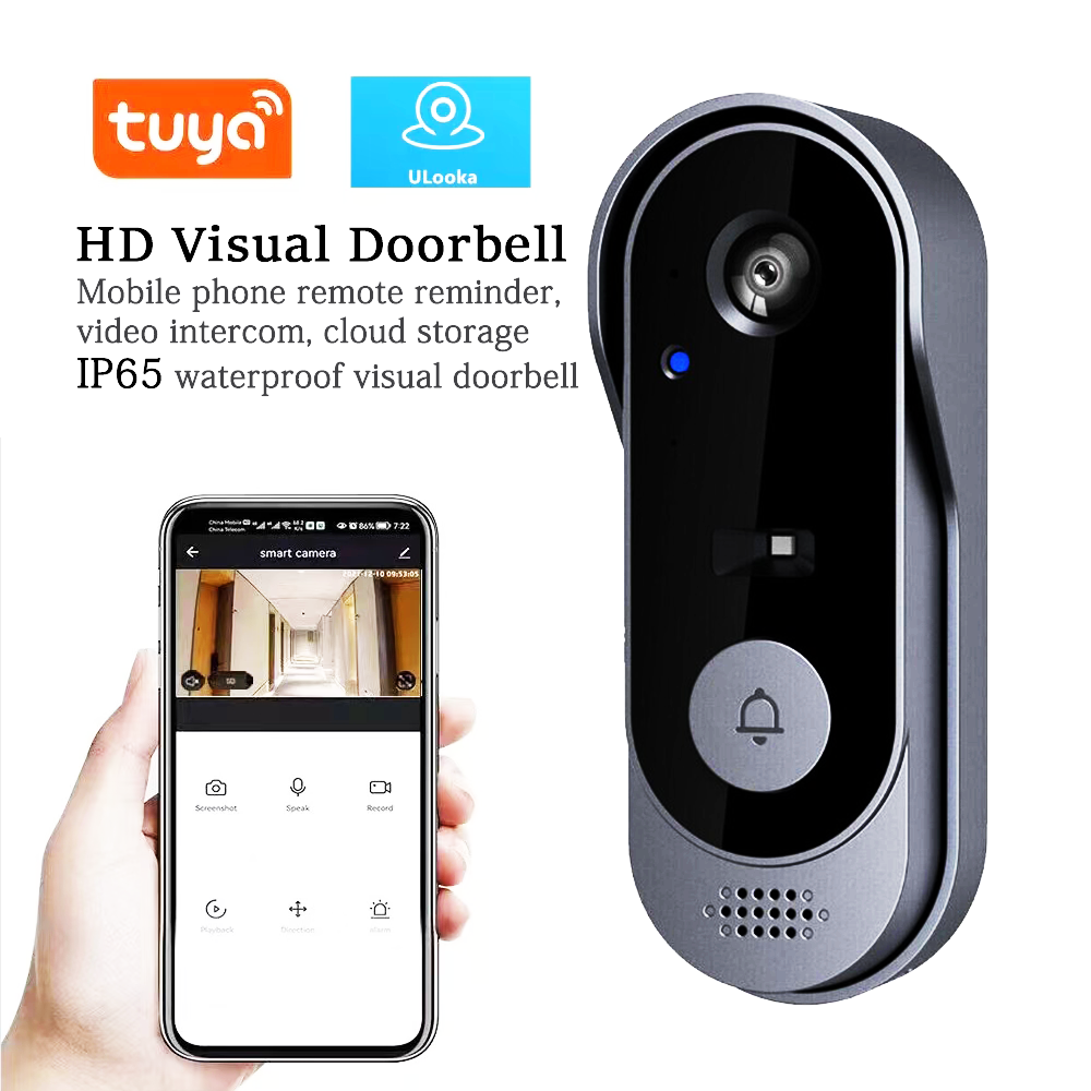 Aplikasi Tuya Sudut Lebar 170  - Wifi Doorbell Camera ulasan dan harga