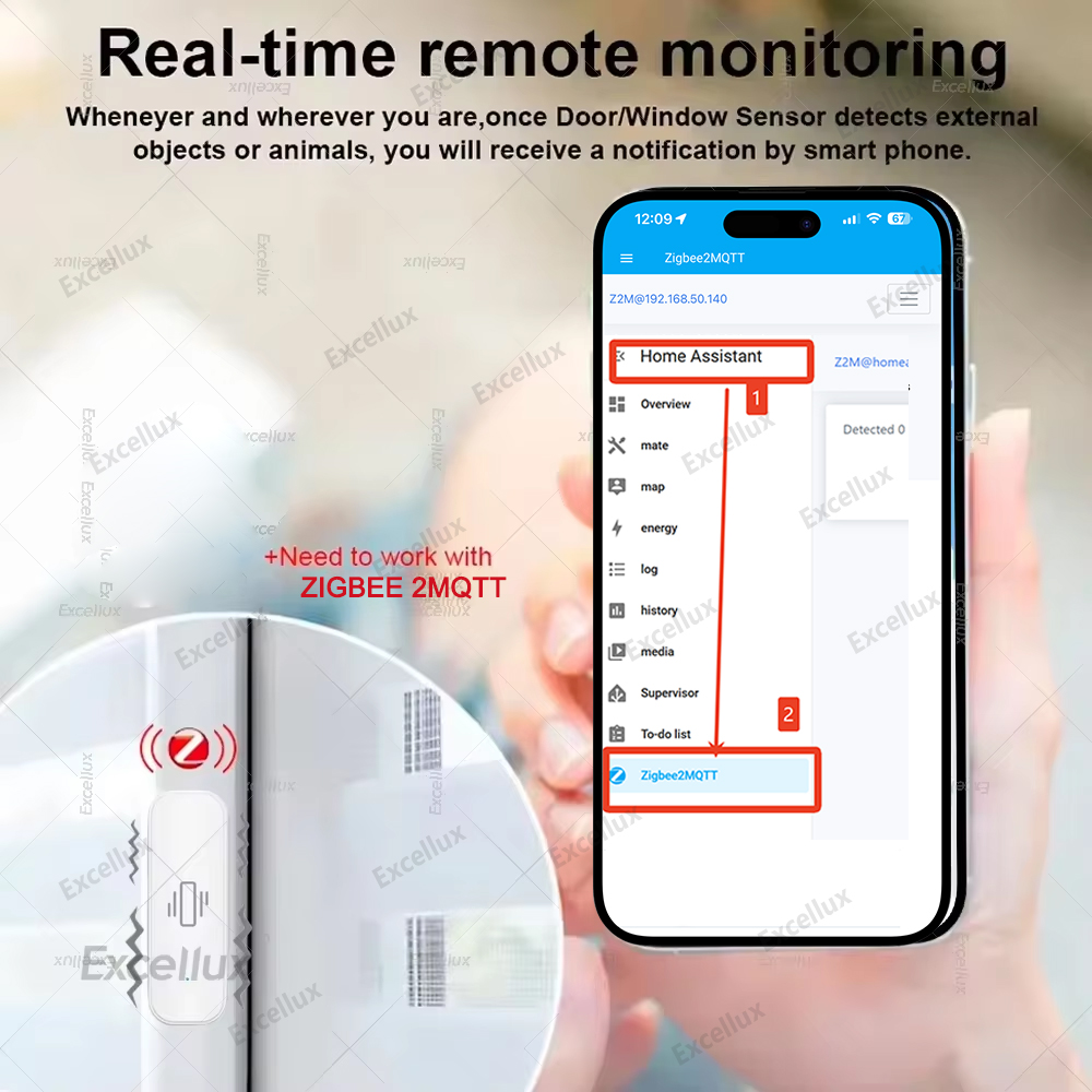 Zigbee Sensor Getaran Pintar P - Smart Home Monitoring ulasan dan harga