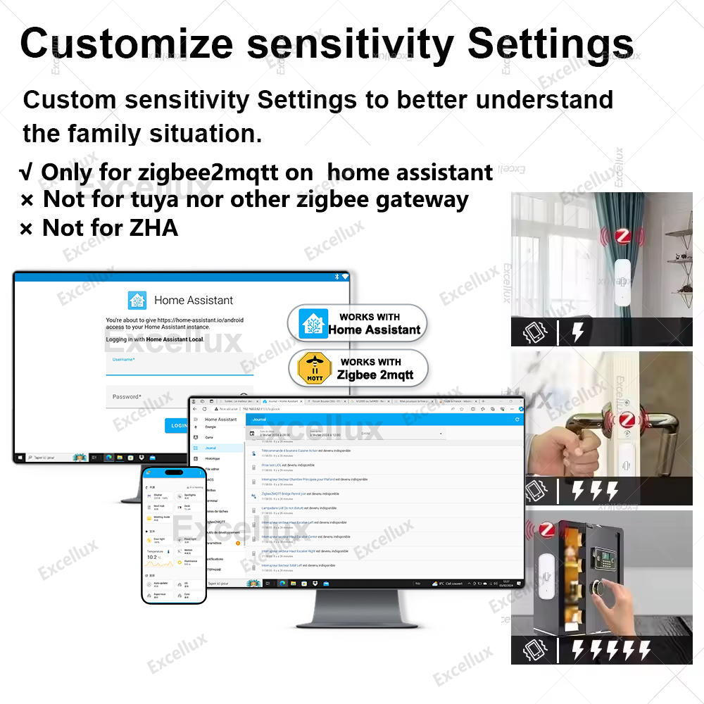 Zigbee Sensor Getaran Pintar P - Smart Home Monitoring ulasan dan harga