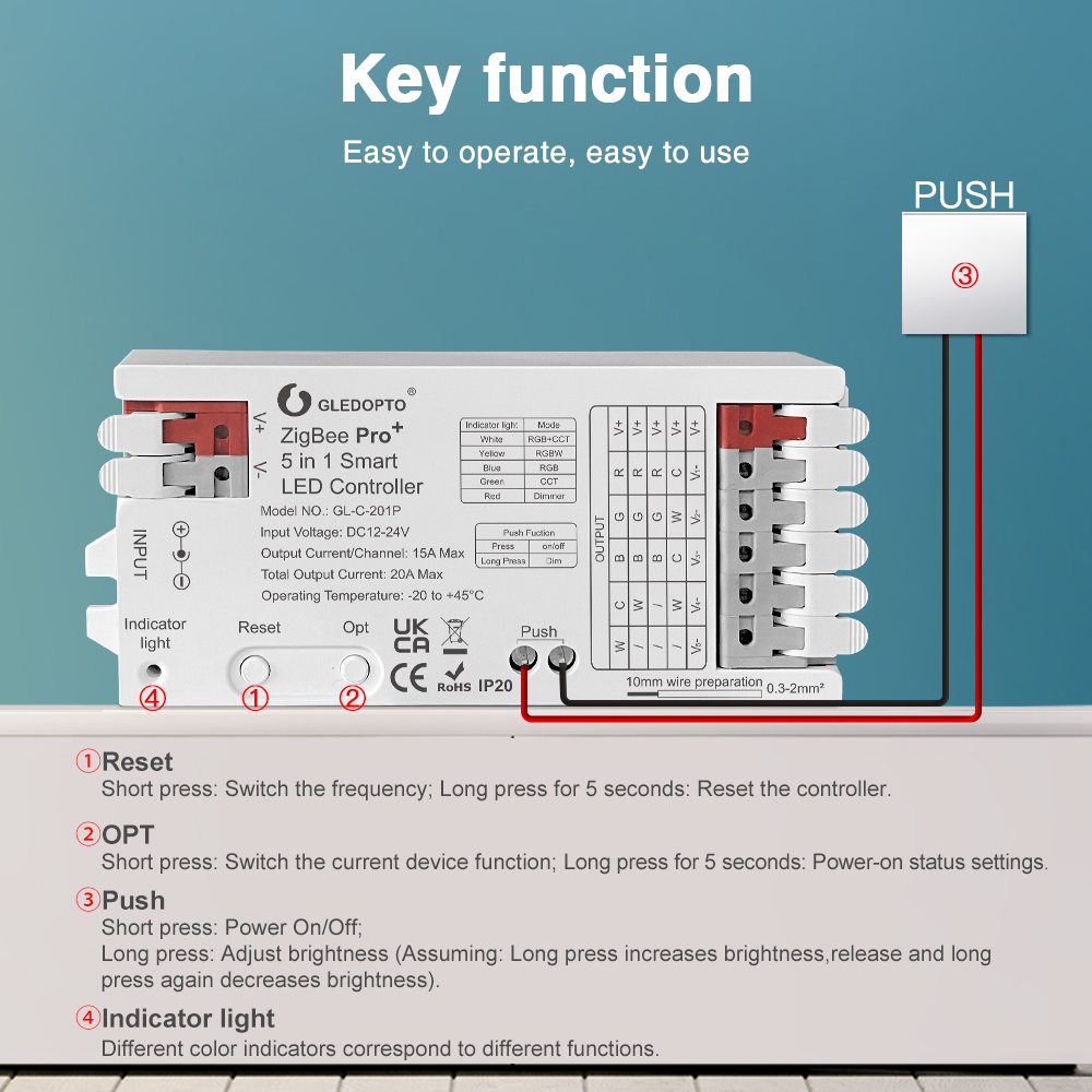 GLEDOPTO ZigBee 3.0 Pro+ 2 in  - Alexa Compatible Bulb ulasan dan harga