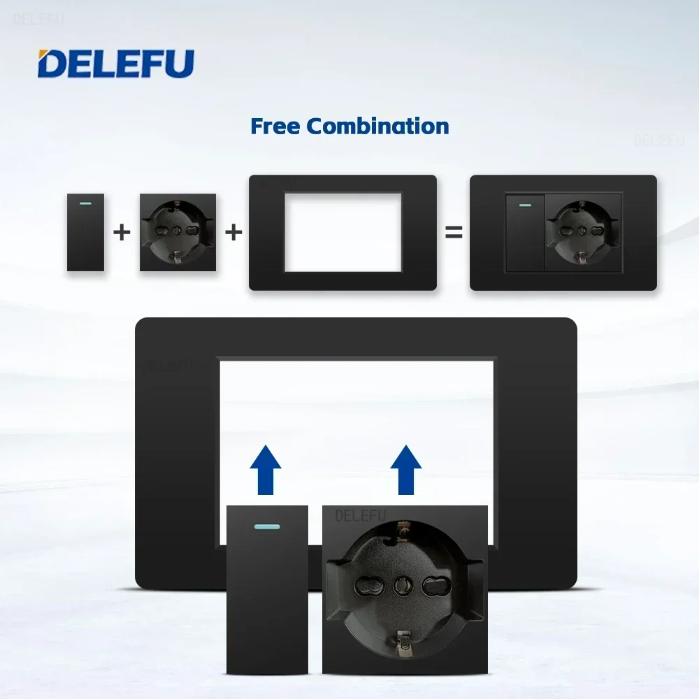 Stop Kontak Dinding DELEFU Bla - Smart Wall Socket ulasan dan harga