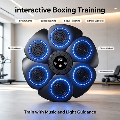 Alat Pelatih Tinju Musik LED P - Smart Home Trainer ulasan dan harga