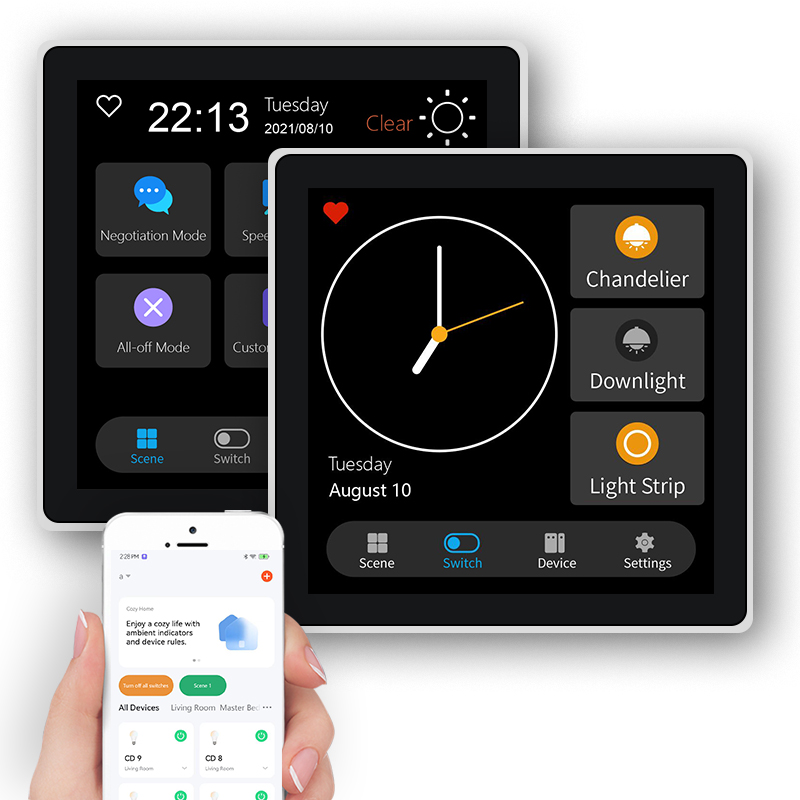 FUERS Layar Sentuh 4 Inci Sake - Smart Home Monitoring ulasan dan harga