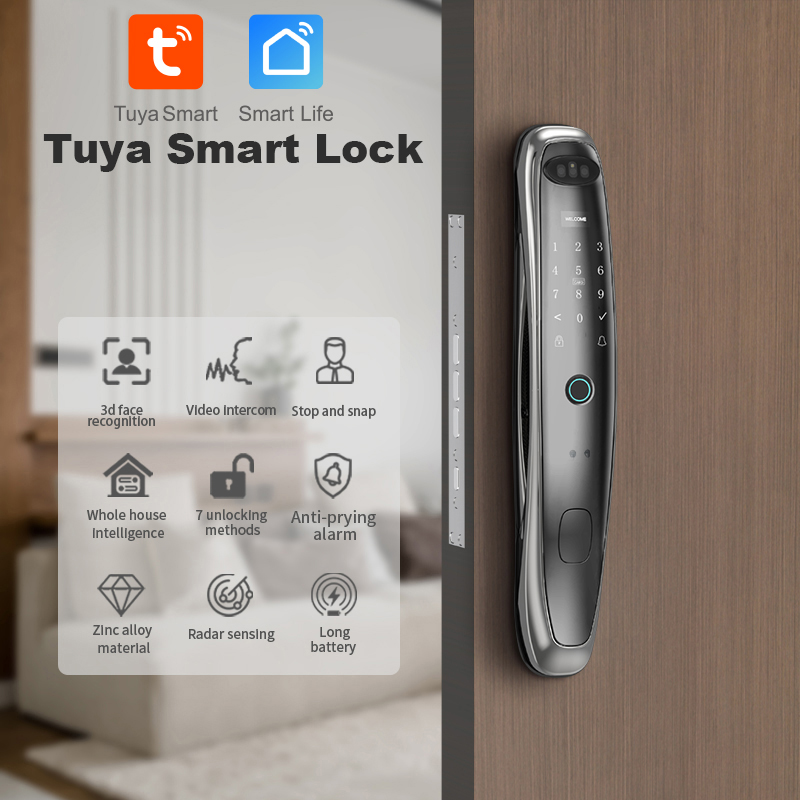 Kunci Pintu Pintar Tuya WiFi d - Wifi Doorbell Camera ulasan dan harga