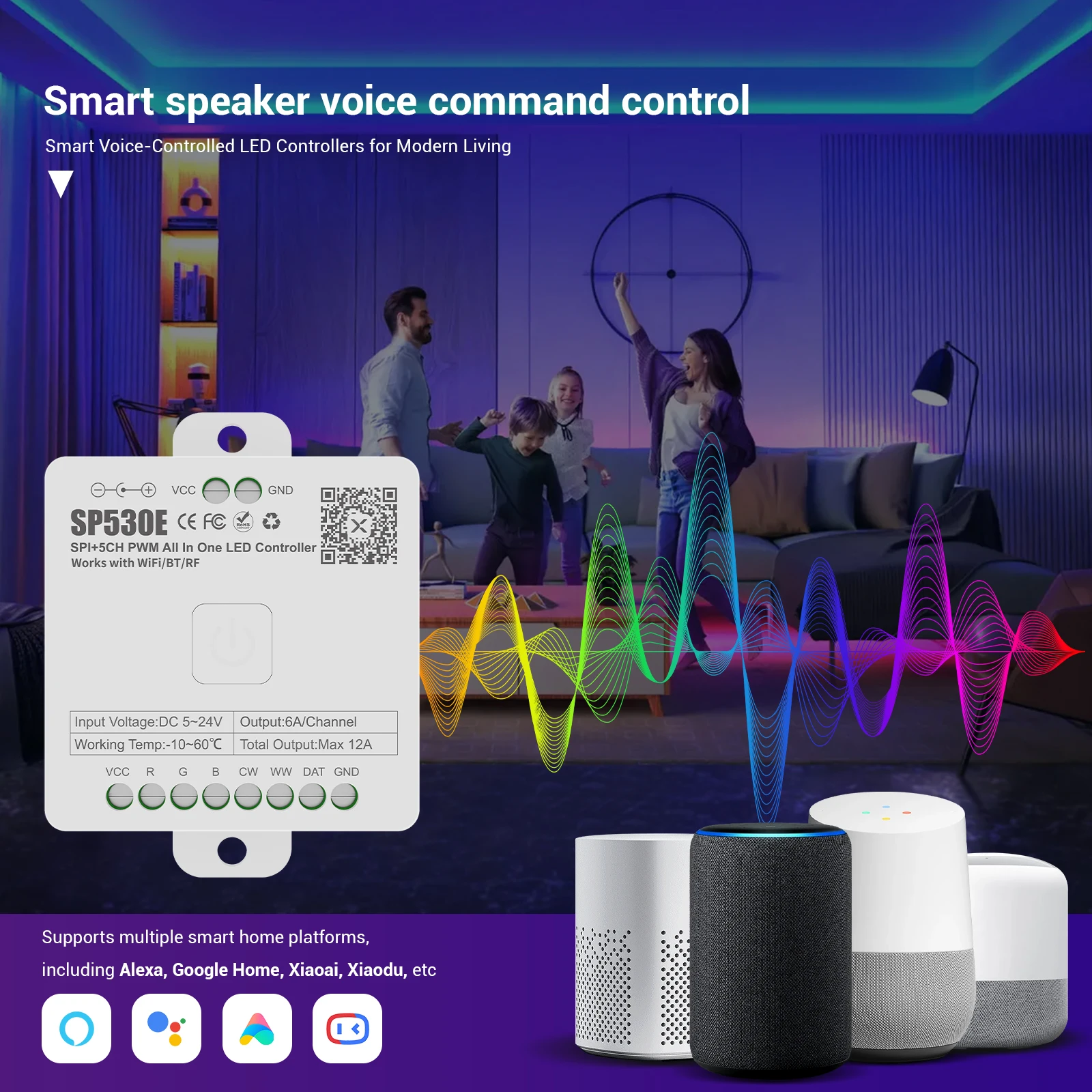 SP530E Pengontrol LED All In O - Alexa Compatible Bulb ulasan dan harga