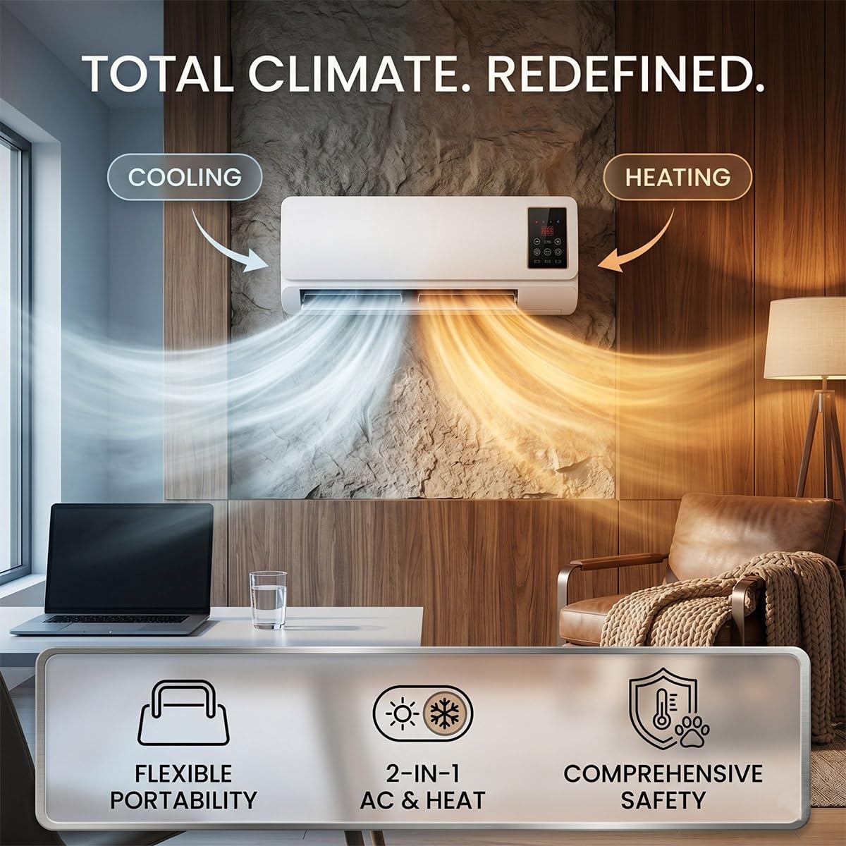 Kipas & Pemanas AC Dinding, Un - Smart Bathroom Fan ulasan dan harga