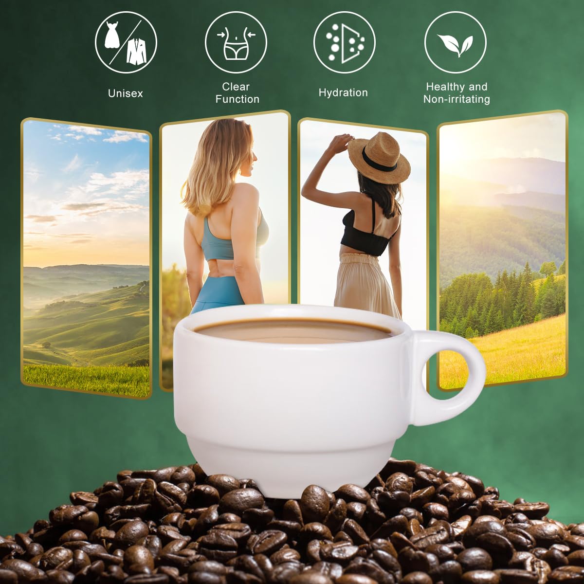 18 Buah/Kotak Kopi Hijau Rampi - Smart Home Green ulasan dan harga