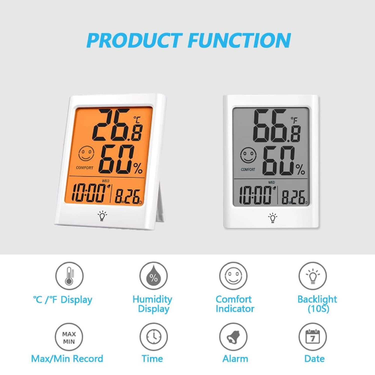 Termometer dan Higrometer Digi - Smart Home Monitoring ulasan dan harga