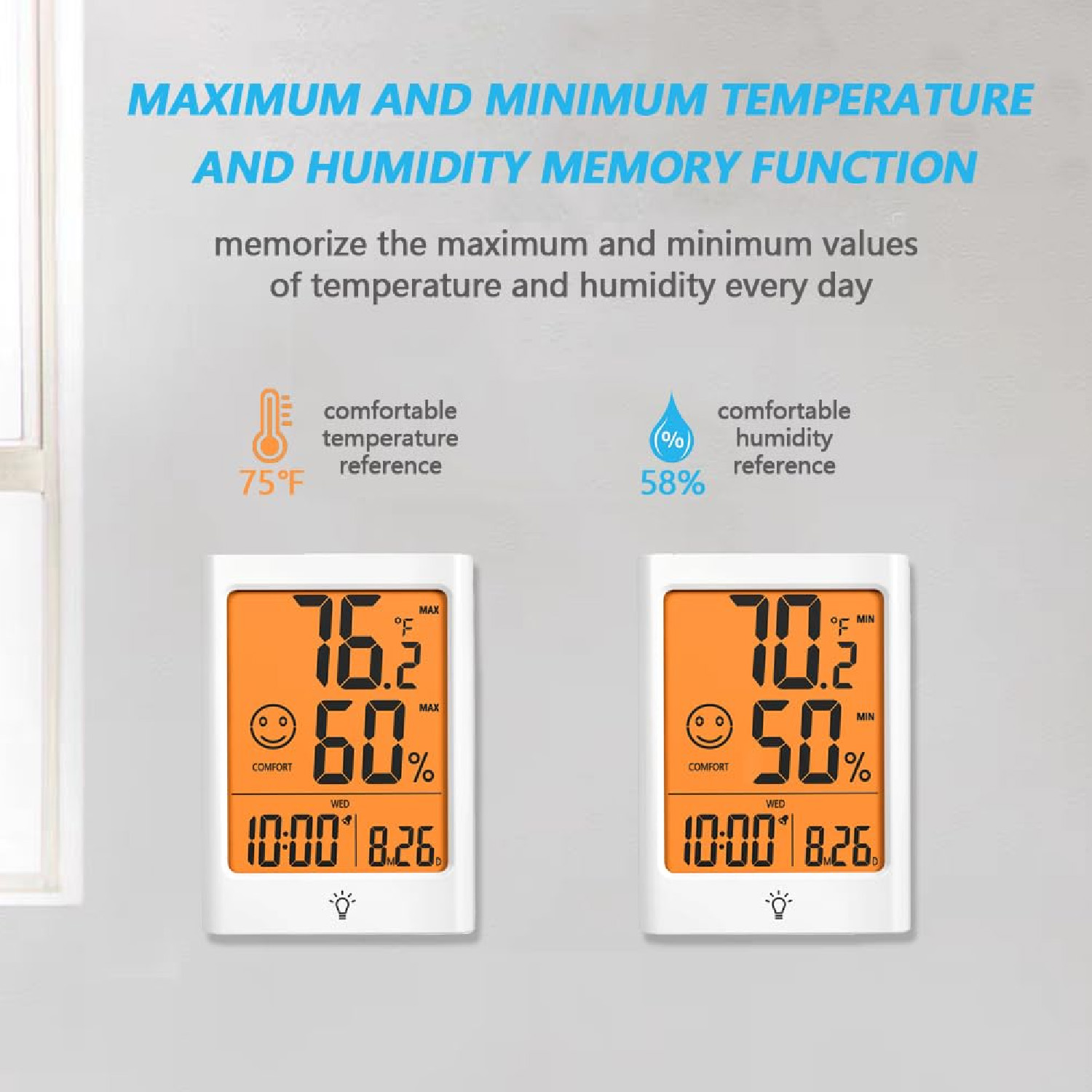 Termometer dan Higrometer Digi - Smart Home Monitoring ulasan dan harga