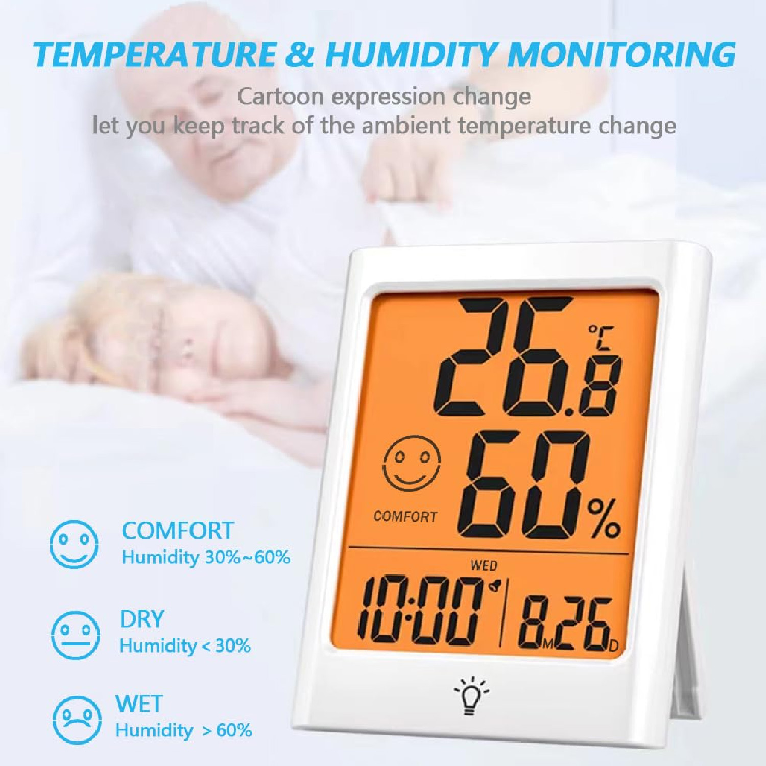 Termometer dan Higrometer Digi - Smart Home Monitoring ulasan dan harga