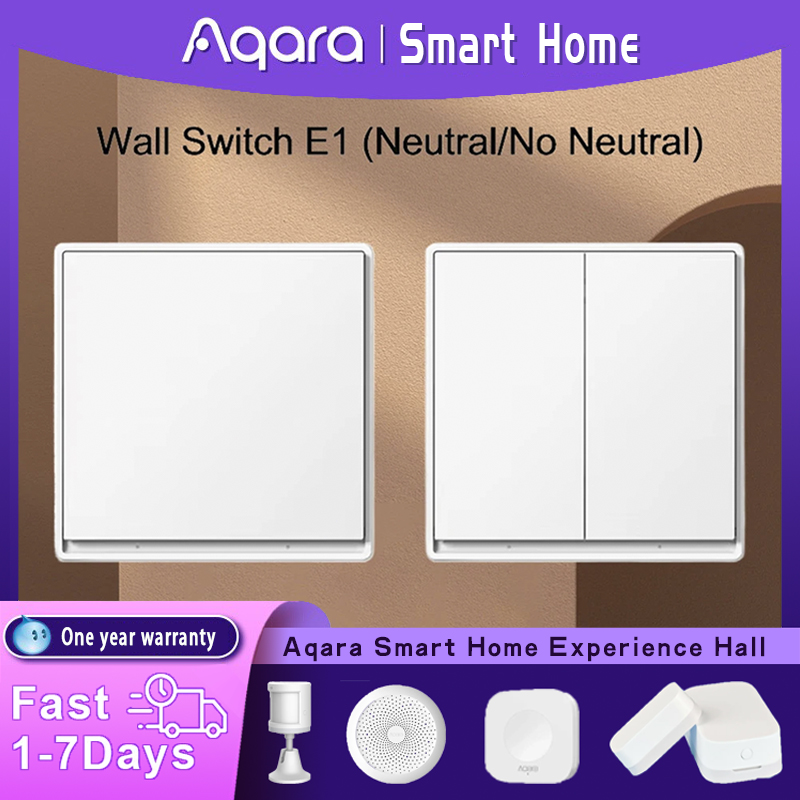 Sakelar Dinding Aqara Asli Ver - Smart Home Zestaw ulasan dan harga