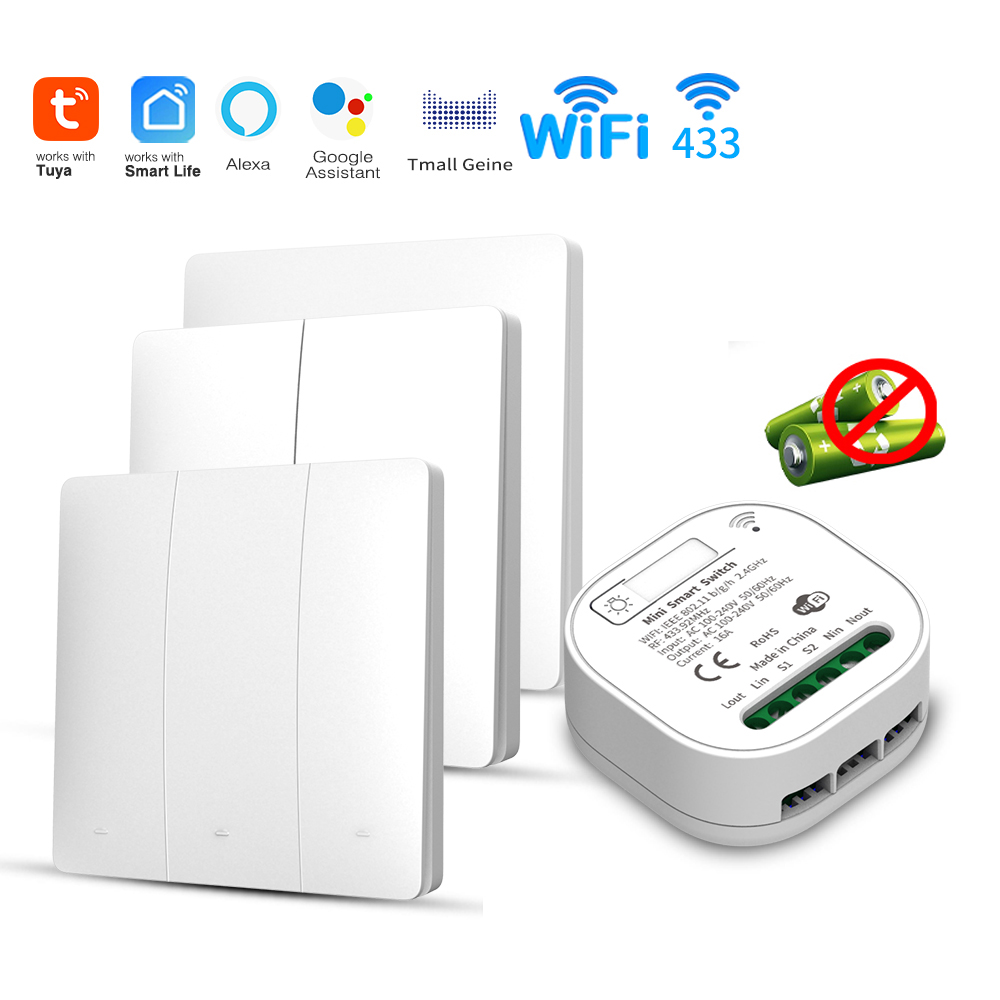 Sakelar Lampu Pintar Tuya WiFi - Smart Home For Living ulasan dan harga