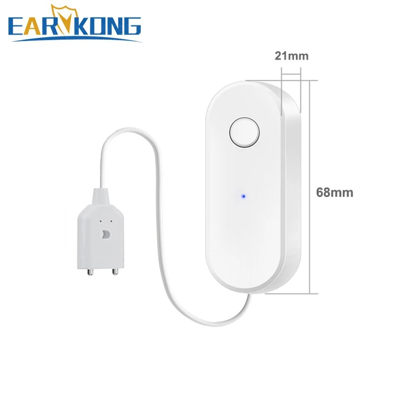 Tuya WiFi Sensor kebocoran air - Smart Home Green ulasan dan harga