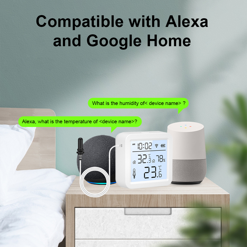 Sensor Suhu dan Kelembapan WiF - Smart Home Monitoring ulasan dan harga