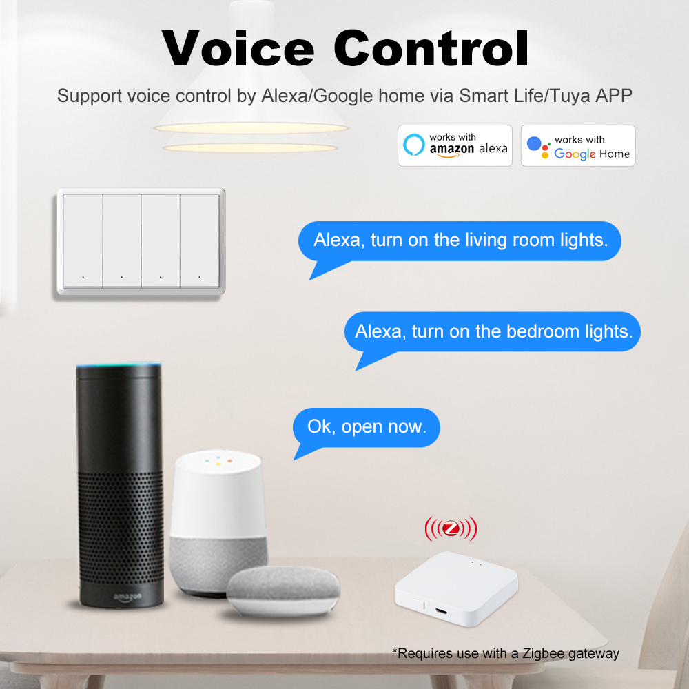 MANHOT ZigBee3.0 Smart Switch  - Smart Wall Socket ulasan dan harga