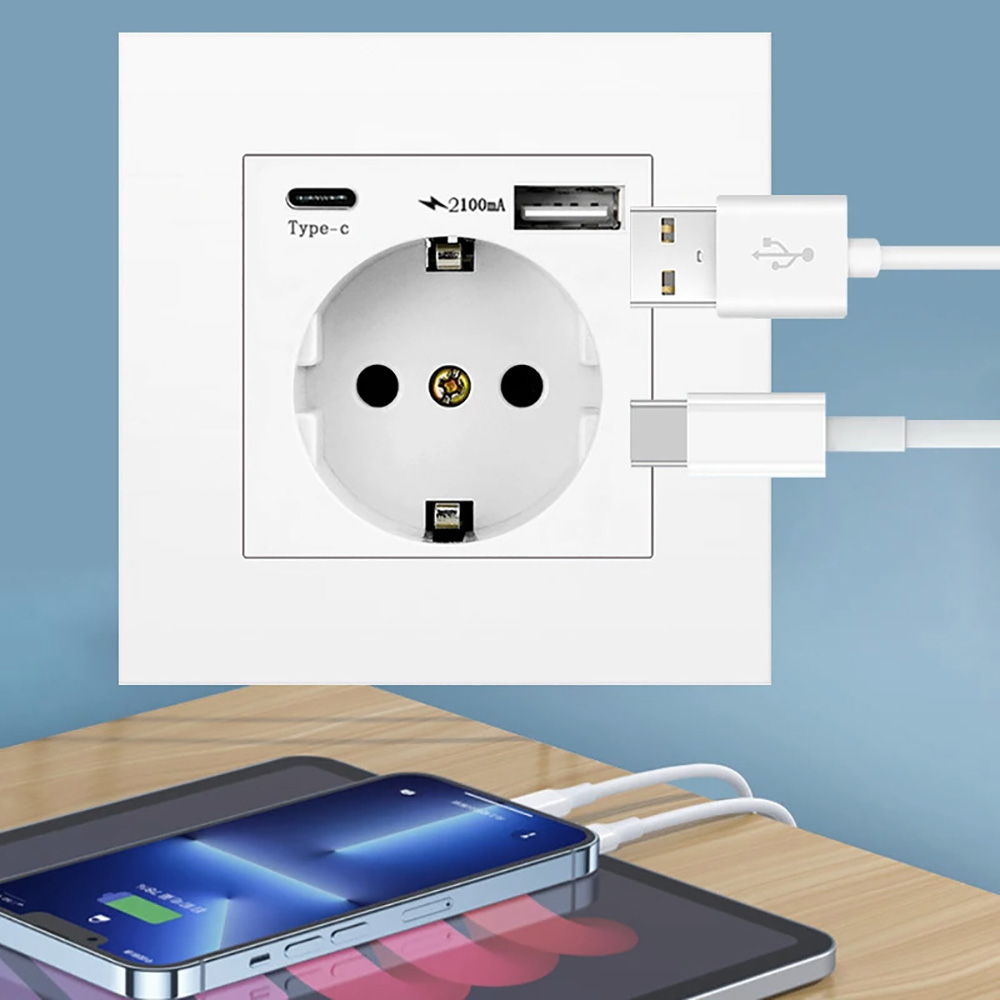 EIOMR soket daya standar EU, s - Smart Wall Socket ulasan dan harga