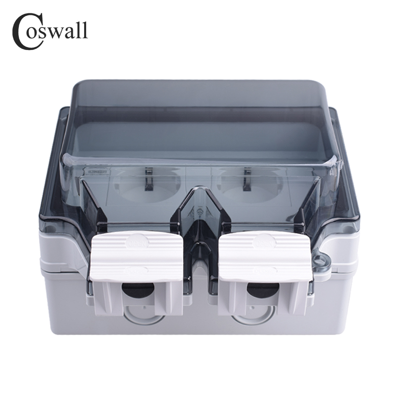 Coswall Tuya Wifi Kontrol Suar - Smart Wall Socket ulasan dan harga