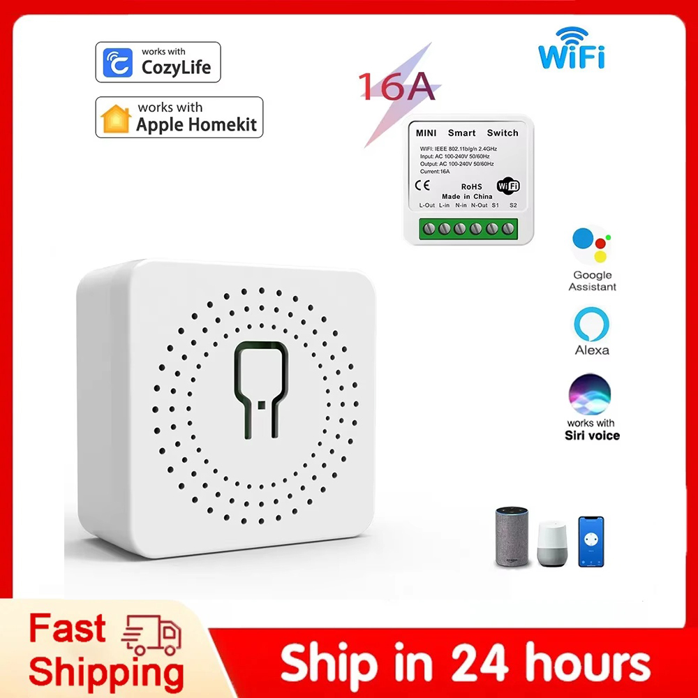 Saklar Pintar Mini Wifi, pemut - Smart Home Apple ulasan dan harga