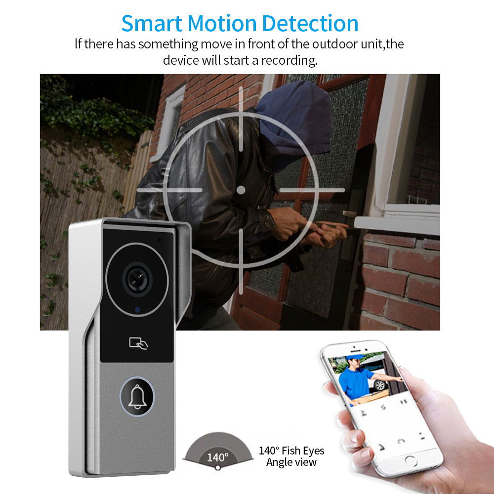 TUYA 1080P 7/10 Inci Layar Sen - Smart Home Video Doorbell App ulasan dan harga